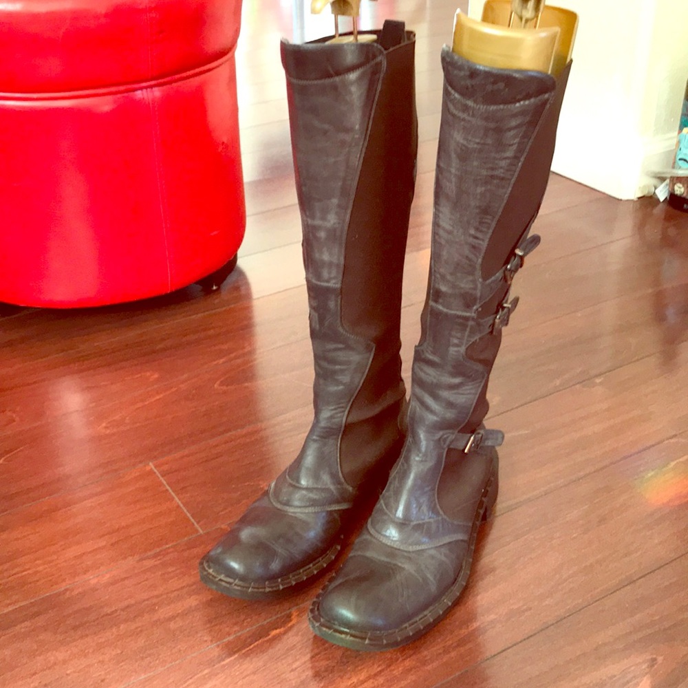 Goffredo Fantini Leather Boots 37.5 Women’s